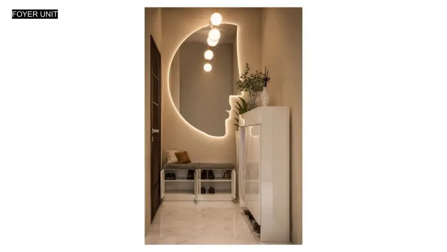 Modern 3BHK Apartment Interior — Residential interior in Porur
