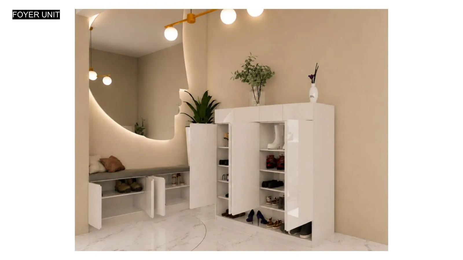 Modern 3BHK Apartment Interior — gallery image 2